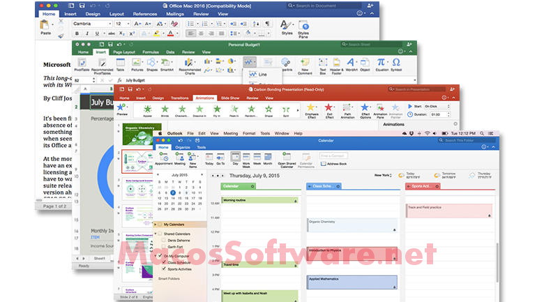 microsoft office for mac home and business 2016 activated